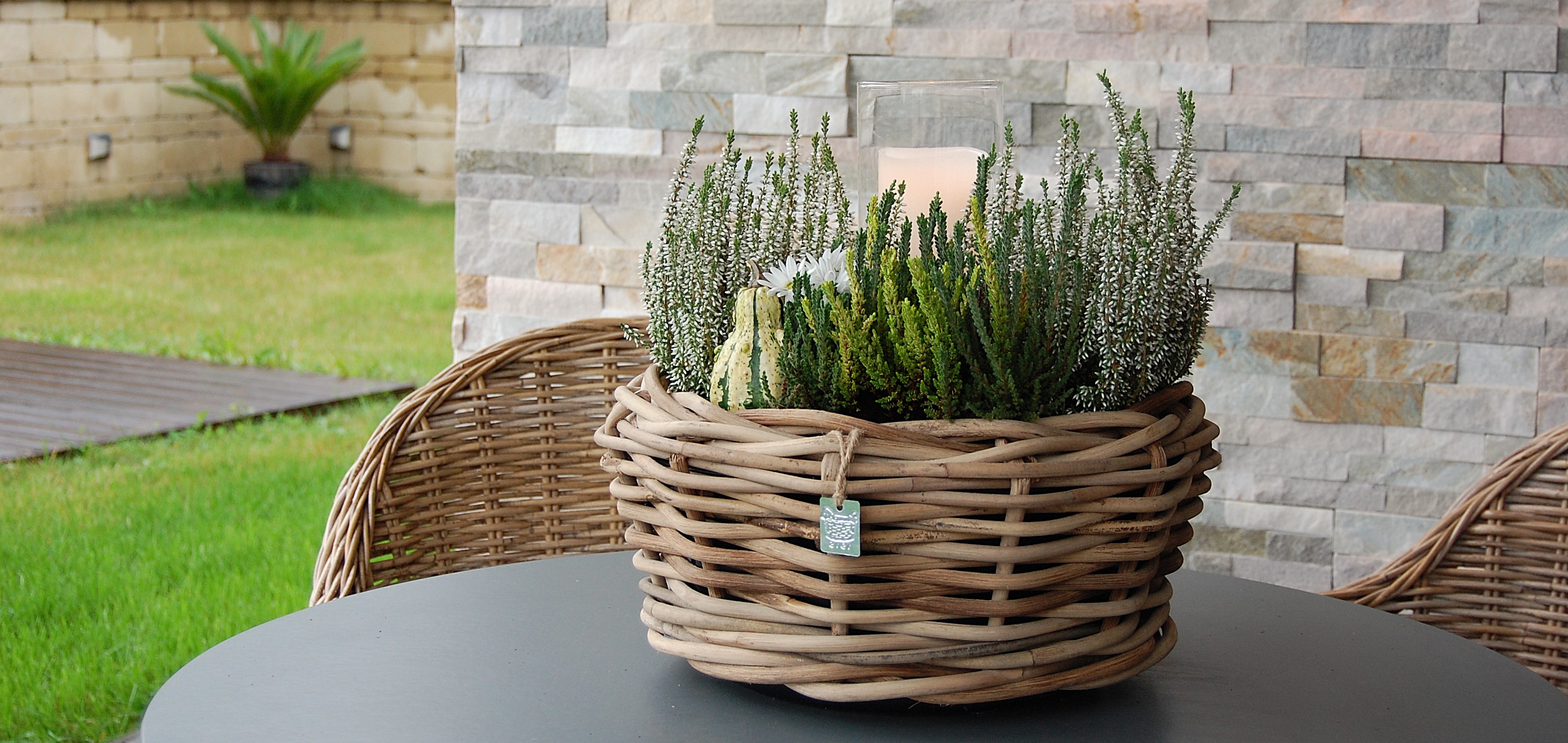 Ratanové KVETINÁČE s fóliou